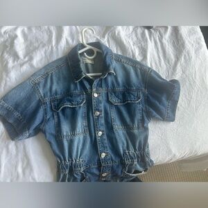 We The Free Denim Jumpsuit